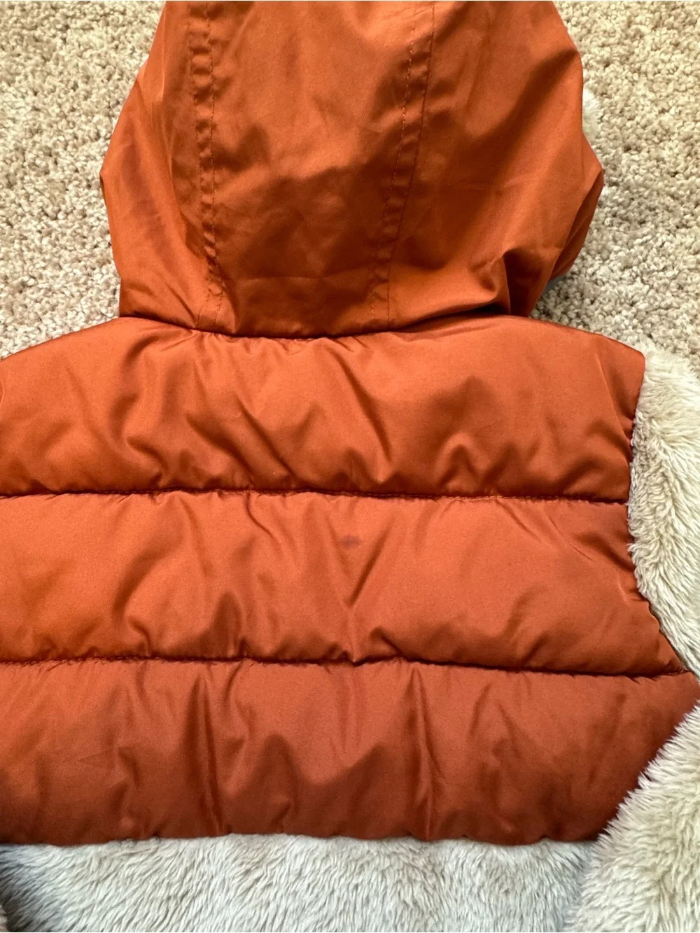 Star Wars Ewok Baby Gap 18-24M Puffer Sherpa Full Zip Jacket With Pockets Hood